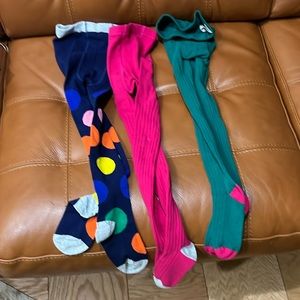 Mini Boden 3 tights 5-6 years new